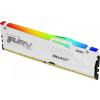 DDR5 16GB 6000 MHz Kingston Fury Beast White RGB XMP 3.0 EXPO CL36 36-44-44 1.35V [KF560C36BWE2A-16]