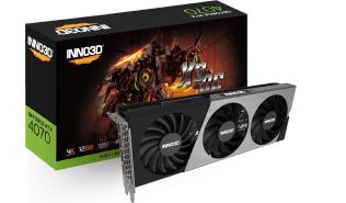 GeForce RTX4070 INNO3D 12GB GDDR6X Twin X3 OC [N40703-126XX-185252L] (1xHDMI 2.1a, 3xDP 1.4a) (192-bit, PCIe 4.0)