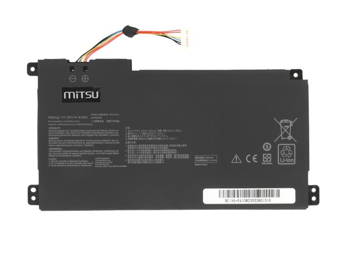 Mitsu bateria Asus Vivobook 14 E410MA, 14 L410MA 11.55V, 3550mAh (42Wh) 3 ogniwa [BC/AS-E410]