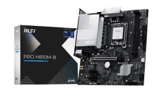 MSI PRO H810M-B [S1851, 2xDDR5 do 6400MHz, (HDMI 2.1, DP 2.1) (1xM.2, 1xPCIe 5.0 x16, 2xPCIe 4.0 x1), micro ATX]