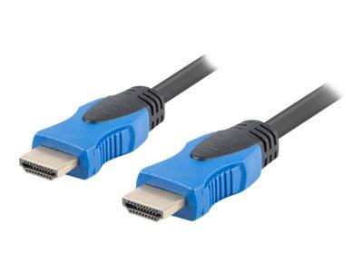 Lanberg Kabel HDMI M / HDMI M v2.0 4K 60Hz pełna miedź (20.0 m) [CA-HDMI-20CU-0200-BK]