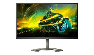 (27) Philips 27M1N5500ZA/00 (IPS WLED, 2560x1440, 350, 1ms, 133% sRGB, 170Hz) (2xHDMI 2.0, 2xDP 1.4, 4xUSB 3.0) pivot, głośniki, czarny
