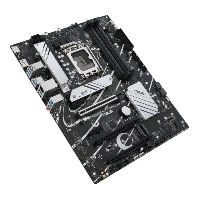 Asus PRIME H770-PLUS D4 (Intel H770) [S1700, 4xDDR4 do 5066MHz, (HDMI 2.1, DP 1.4) (3xM.2, 1xPCIe 5.0 x16, 2xPCIe 4.0 x4, 2xPCIe 3.0 x1), ATX]