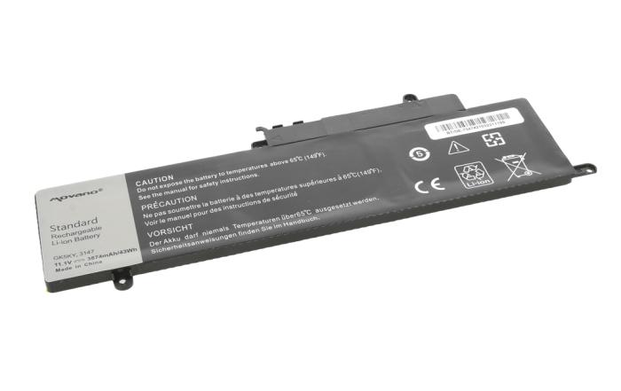 Movano bateria Dell Inspiron 11 3147, 3157, 3148, 13 7347, 7353, 7347, 7348, 15 7558, 7568 10.8V/11.1V, 3874mAh [BT/DE-7347]