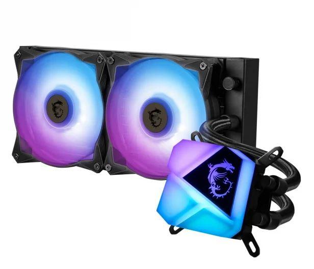 MSI MAG CoreLiquid C280 CPU Cooler (2x140 mm, 4-pin PWM + 3-pin ARGB,ARGB) (wodne)