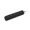 Lanberg PS0 PL do UPS (1.5m) czarny (5 gniazd bez wyłącznika) [PS0-05E-0100-IEC-BK]