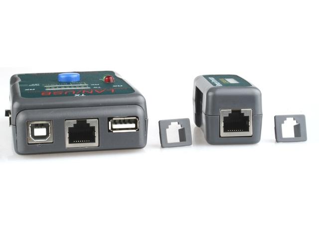 Gembird tester kabli RJ-45,RJ-11,UTP,STP,USB AA, AB [NCT-2]