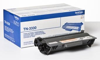 TN3330 - czarny, oryginalny toner Brother, 3000 stron (Brother HL-6180DW, 6180DWT, 5440D, 5450DN, 5450DNT, 5470DW, MFC-8520DN, 8510DN, 8950DW, DCP-8110DN, 8250DN)