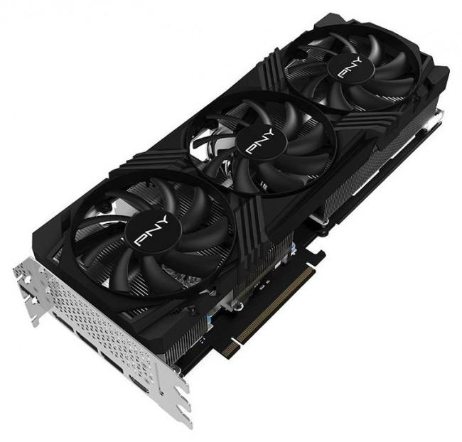 GeForce PCI-E RTX4070Ti Super PNY 16GB GDDR6X Verto OC Triple Fan [VCG4070TS16TFXPB1-O] (1xHDMI 2.1a, 3xDP 1.4a) (256-bit, PCI-E 4.0)