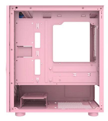 DarkFlash DLM21 Mesh Pink (różowy) (akryl) (1x USB 3.0, 2x USB 2.0) (2x 2.5, 1x3.5/2.5, 1x3.5)