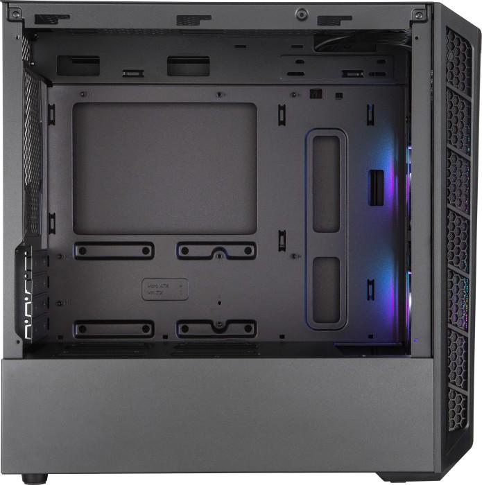 CoolerMaster MasterBOX MB311L ARGB (czarny) (szkło hartowane) (2xUSB 3.2 Gen1) (2x2.5, 2x3.5/2.5) [MCB-B311L-KGNN-S01]