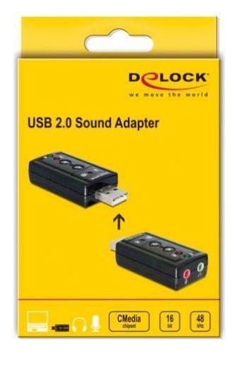 Delock karta dźwiękowa 7.1 (USB 2.0) [61645]