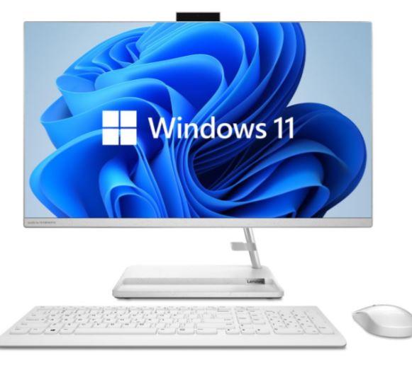Komputer All-in-One LENOVO IdeaCentre 3-24ALC [F0FY00JYPB] 6-Core Ryzen 5 7530U/27 1920x1080 matowa/16GB DDR4/512GB SSD/Radeon/Win11Home (biały)