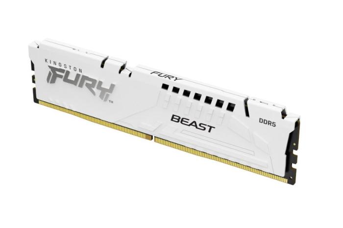 DDR5 32GB 5200 MHz Kingston Fury Beast White XMP CL40 40-40-40 1.25V [KF552C40BW-32]