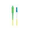 Lanberg patchcord światłowód SM LC/UPC-SC/APC SIMPLEX 3mm LSZH G657A1 żółty (2m) [FO-LUSA-SS11-0020-YE]