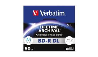 Blu-ray (BD-R DL) M-Disc Verbatim 50GB x6 5-pack Jewel [43846]