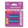 Esperanza akumulatory AAA 1000 mAh Ni-MH (2 szt.) (niebieski) [EZA101B]
