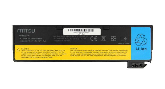 Mitsu bateria Lenovo ThinkPad T440, X240 10.8V/11.1V, 4400mAh [BC/LE-T440]