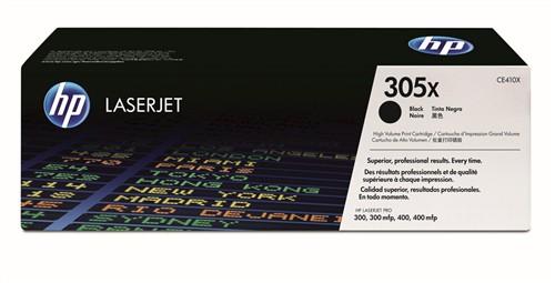 CE410X (305X) - czarny, oryginalny toner drukujący HP, 4000 stron (HP LaserJet Pro 300 Color M351a, MFP M375nw,HP LaserJet Pro 400 Color M451dn, M451dw, M451nw, MFP M475dn, MFP M475dw)