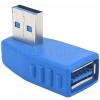 Adapter USB 3.0 AF, AM kątowy prawy, lewy [ZN0155]