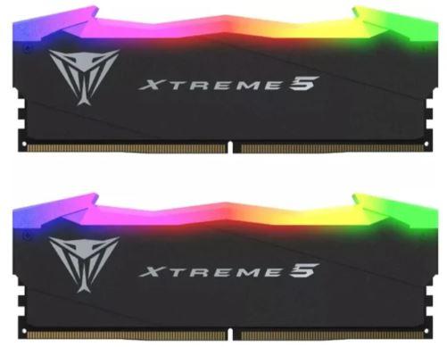 DDR5 32GB (2x16GB) 8000 MHz Patriot Viper Xtreme 5 RGB CL38 XMP3 [PVXR532G80C38K]