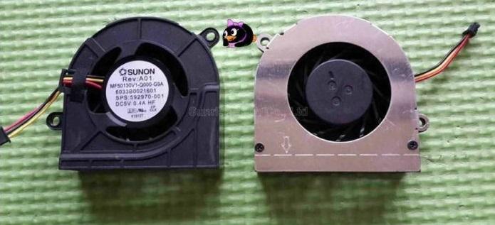 Wentylator do notebooka HP TouchSmar TM2, TM2-1000 / 3PIN [592970-001, 6033B0021601, MF50130V1-Q000-G9A]