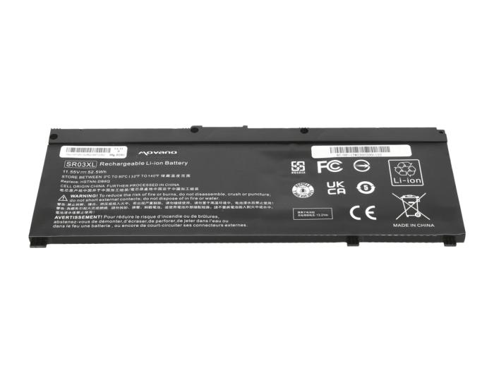 Movano bateria HP Pavilion Gaming 15 17 11.55V, 4545mAh (52.4Wh) 3 ogniwa [BT/HP-17]