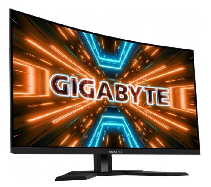 32’’ Gigabyte M32QC (VA zakrzywiony, 2560x1440, 350, 1ms, 123% sRGB, HDR400, 165Hz) (2xHDMI 2.0, DP 1.2, 3xUSB 3.0) czarny
