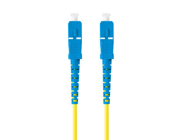 Lanberg patchcord światłowód SM SC/UPC-SC/UPC SIMPLEX 3mm LSZH G657A1 żółty (2m) [FO-SUSU-SS11-0020-YE]