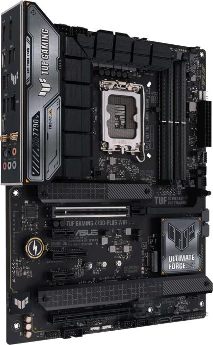 Asus TUF GAMING Z790-PLUS WIFI (Intel Z790) [S1700, 4xDDR5 do 7200MHz, (HDMI 2.1, DP 1.4) 4xM.2, 1xPCIe 5.0 x16, 1xPCIe 4.0 x16 (x4), 1 x PCIe 4.0 x4, 2xPCIe 3.0 x1), WiFi 6E, BT 5.3, ATX]
