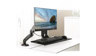 Uchwyt na klawiaturę Maclean VESA 75x75 oraz 100x100 (dodatek do uchwytów monitora) [MC-756]
