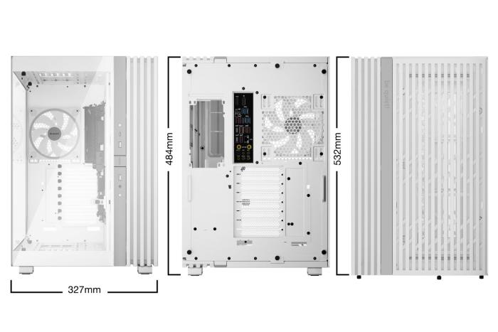 be quiet! Light Base 900 FX White E-ATX Midi ARGB [BGW72]