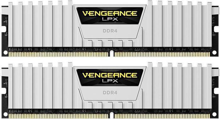 DDR4 16GB (2x8GB) 3200 MHz Corsair Vengeance LPX CL16 White [CMK16GX4M2B3200C16W]