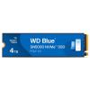 WD Blue SN5000 4TB SSD M.2 2280 PCIe Gen4x4 NVMe TLC (5500/5000MB/s) [WDS400T4B0E]
