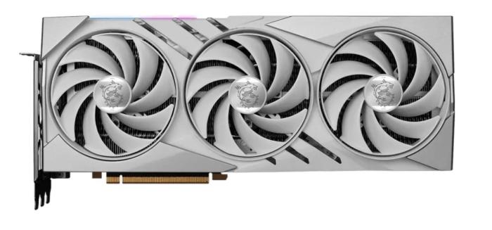 GeForce PCI-E RTX4070 MSI 12GB GDDR6X Gaming X SLim White [RTX 4070 GAMING X SLIM 12G WHITE] (1xHDMI 2.1a, 3xDP 1.4a) (192-bit, PCI-E 4.0)