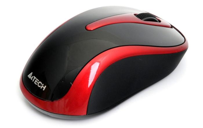 A4Tech V-TRACK G3-280N Black/Red Wireless 1200dpi (radiowa, 1, 3)