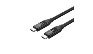 Unitek Kabel USB-C Type-C 4.0 (M) / USB-C Type-C 4.0 (M) PD 100W Thunderbolt 4 40Gbps (0.8 m) [C14100BK-0.8M]