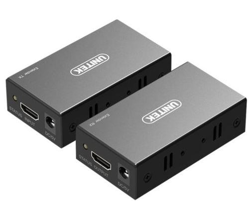 Unitek Przedłużacz HDMI przez LAN do 60m [V100A]