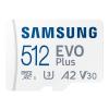 Secure Digital 512GB Samsung Micro SDXC EVO Plus Class 10 UHS-I U3 A2 V30 + adapter (130/100MB/s) [MB-MC512KA/EU]