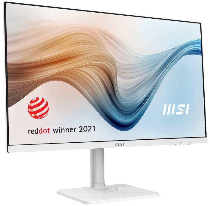 27’’ MSI Modern MD272QPW (IPS LED, 1920x1080, 300, 5ms, 95% sRGB, 75Hz) (HDMI 1.4b, DP 1.2, USB-C/DP, 2xUSB 2.0) pivot, głośniki, biały