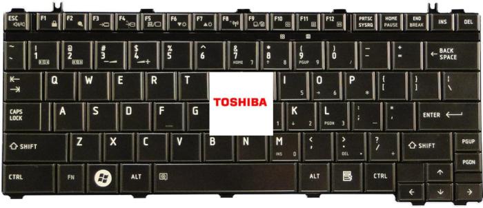 Klawiatura do notebooka Toshiba Satellite U405 U405D U500 U505 A600 M800 / Portege A600 M800 M900 [MP-08H53US65281, 2F418703451M, 0KN0-VG3US0212263003451, H000017270, H000009770 / K0854 , K77]