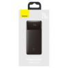 Power Bank Baseus 30000mAh 20W 2xUSB-A + 1xUSB-C (PD) 1xmicroUSB Quick Charge 3.0 LED (czarny) [PPDML-N02]