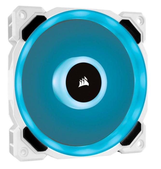 Corsair LL120 RGB LED Static Pressure PWM (3x120 mm) biały [CO-9050092-WW]