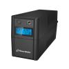 UPS POWERWALKER LINE-INTERACTIVE 650VA, 4X IEC, RJ11 IN/OUT, USB, LCD [VI 650 SHL IEC]