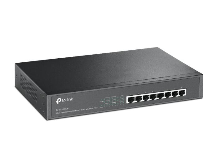 TP-Link Switch PoE 8x 10/100/1000Mbps [TL-SG1008MP]
