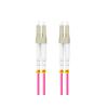 Lanberg patchcord światłowód MM LC/UPC-LC/UPC DUPLEX 3mm OM4 50/125 LSZH fioletowy (5m) [FO-LULU-MD41-0050-VT]