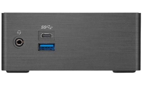 Komputer miniPC GIGABYTE BRIX GB-BLCE-4105 Celeron Quad-Core J4105 2.5GHz/2 sloty DDR4/HDD lub SSD SATA lub M.2/3xUSB 3.0, 1xUSB-C (czarny)