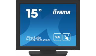 (15.6) Iiyama ProLite T1531SR-B1S (VA, dotykowy, 1024x768, 280, 18ms, 60Hz) (1xHDMI, 1xDP, 1xVGA) głośniki