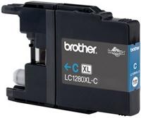 LC1280XLC - cyan, oryginalny wkład z atramentem Brother, 13,3 ml, 1200 stron (MFC-J6910, J6510, J6710, J6910DW, J6510DW, J5910DW, J5910D)