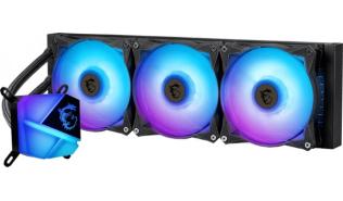 MSI MAG CoreLiquid C360 CPU Cooler (3x120 mm, 4-pin PWM + 3-pin ARGB, ARGB) (wodne) [306-7ZW2R31-813]